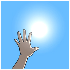 晴れた日